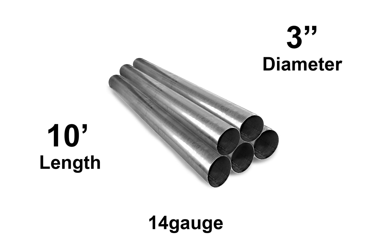 Aluminized Straight Tubing 10&#39; (14g)